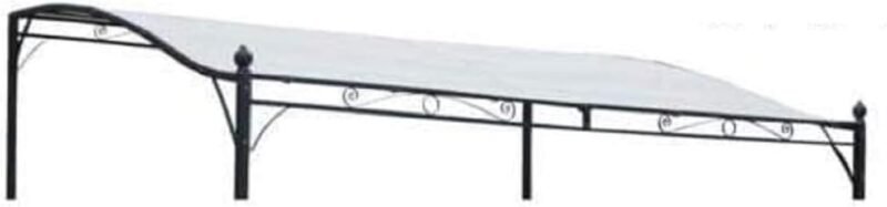 Top Lona de Cobertura de poliéster Crudo para cenador pérgola Porche 3 x 2,5 m