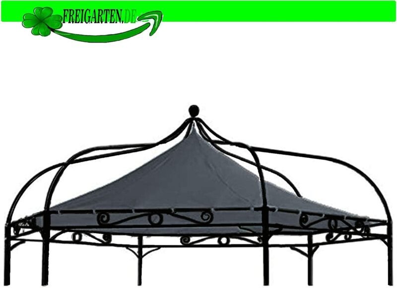 Freigarten.de Techo de repuesto para cenador Modena hexagonal, 320 cm, resistente al agua, material: Panama PVC Soft de 370 g/m², extra fuerte, modelo 8 - Imagen 5