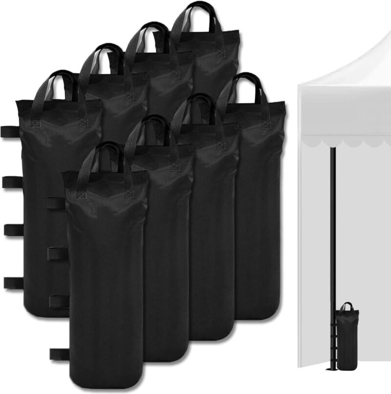 YSOOUA 4 Piezas Pesos para Carpa Pesos para Carpa de Exterior Plegable Pesos para Carpas Pesos para Rellenar Bolsas de Arena con Peso de Oxford 800D para Carpa de JardíN Carpa y Sombrilla (8 Piezas)