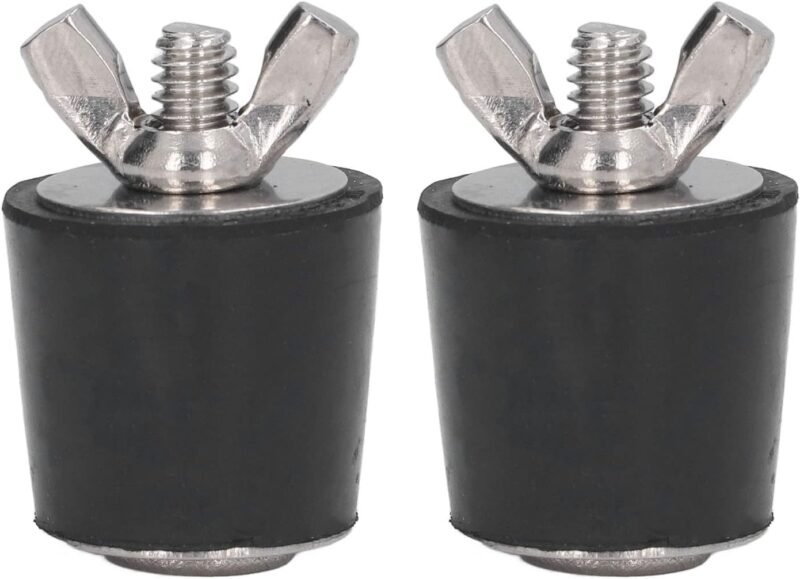 mumisuto 2 Piezas Tapones Invierno para Piscina, 25mm Boquilla Entrada Tapones Goma, tapón cónico para Invierno, contra DañOs por Heladas para Tuberías de Piscina