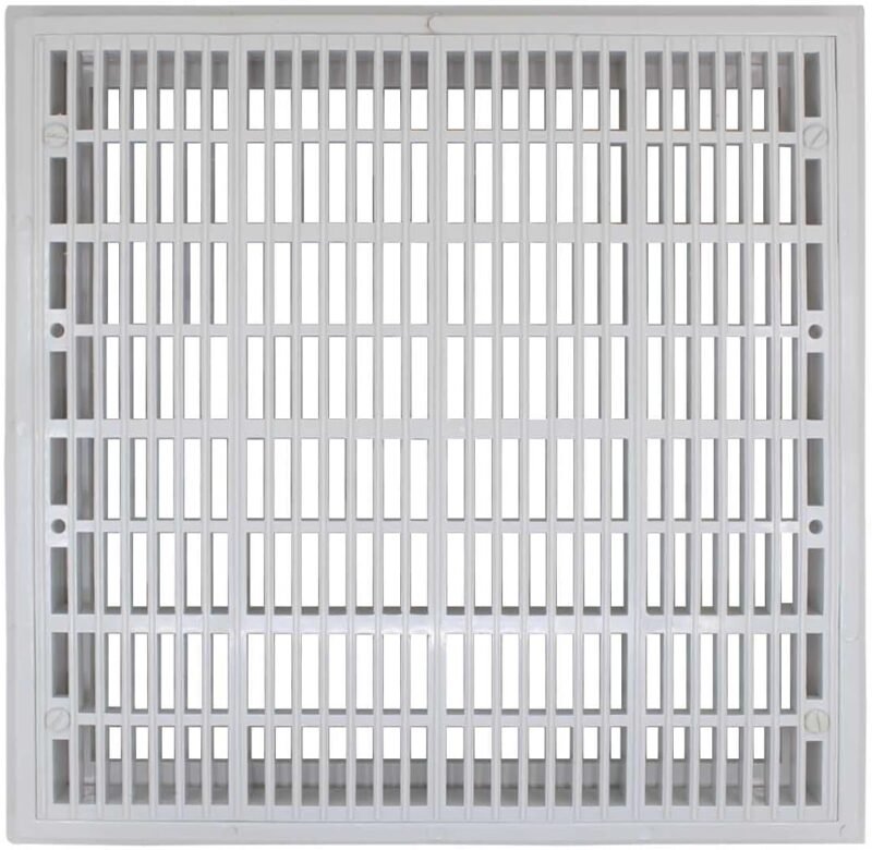 OemClima Rejilla desague Piscina hormigon Fondo Rejilla sumidero Piscina Cuadrado Drenaje de Piscina Acero SPA (Tamaño Exterior 252x252mm) - Imagen 2