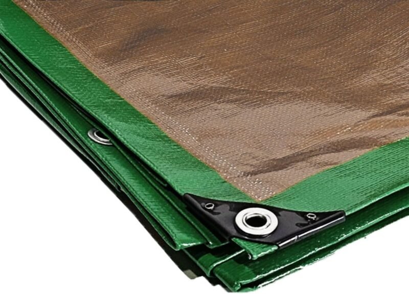 Tecplast Lona Pergola 3x5 m Verde y Marrón HQ250PR- Máximo Rendimiento - Lona para Pérgola o Cenador Impermeable para Terraza - Imagen 4