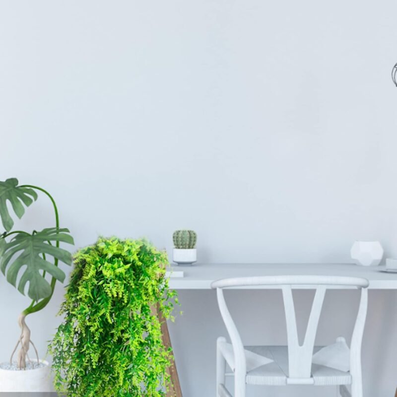 2 Piezas Plantas Artificiales Colgantes, Fake Plants, Plantas Artificiales Exterior, Adecuado para La Pared Casa HabitacióN JardíN Interior DecoracióN Al Aire Libre En Todas Las Estaciones - Imagen 9