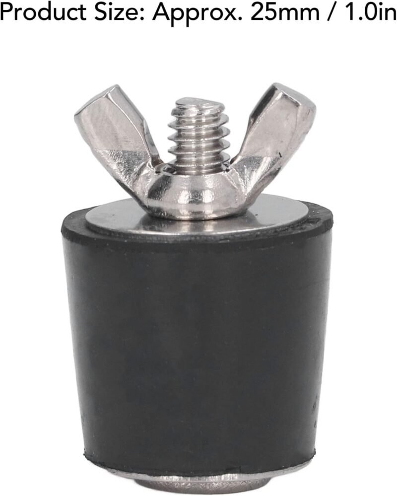 mumisuto 2 Piezas Tapones Invierno para Piscina, 25mm Boquilla Entrada Tapones Goma, tapón cónico para Invierno, contra DañOs por Heladas para Tuberías de Piscina - Imagen 5