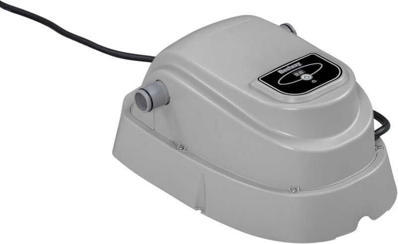 BESTWAY Calentador de Agua Eléctrico 42,6x26,6x18,7 cm Gris - Imagen 4