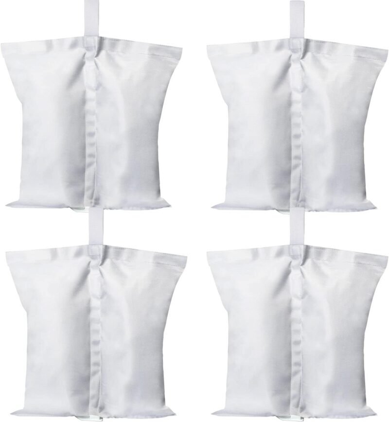 ABCCANOPY Paquete de 4 Bolsas de Peso para cenador, Bolsas de Arena Resistentes de Doble Costura de Grado Industrial