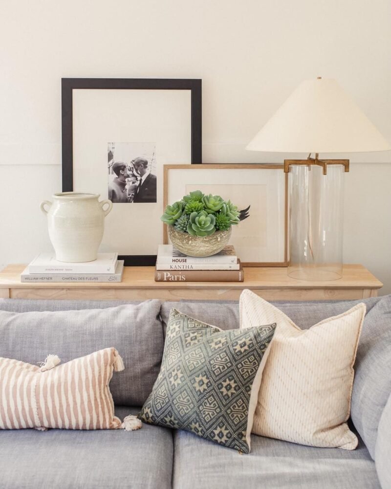 Hollyone Plantas suculentas artificiales de 11 cm en maceta de cemento, pequeñas suculentas falsas para decoración del hogar, planta de imitación decorativa para interiores para sala de estar, - Imagen 7