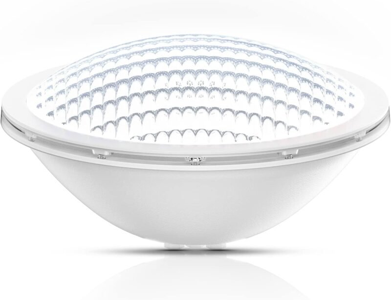 LyLmLe LED Piscina PAR56,18W Foco LED Piscina Sumergible Iluminación LED Empotrados, 1800lm, Ángulo de 120 °, Impermeable IP68, 12V DC/AC, 6000K