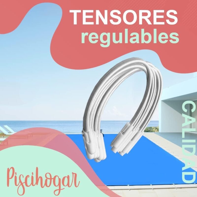 PisciHogar Cobertor de Invierno para Piscinas de 2 a 3 m de Ancho I Largo y Ancho Personalizable I Garantía: 3 años I 680 gr/m2 I 5 Colores a Elegir - 100% OPACOS I Rectangular l Anclajes incluidos - Imagen 4