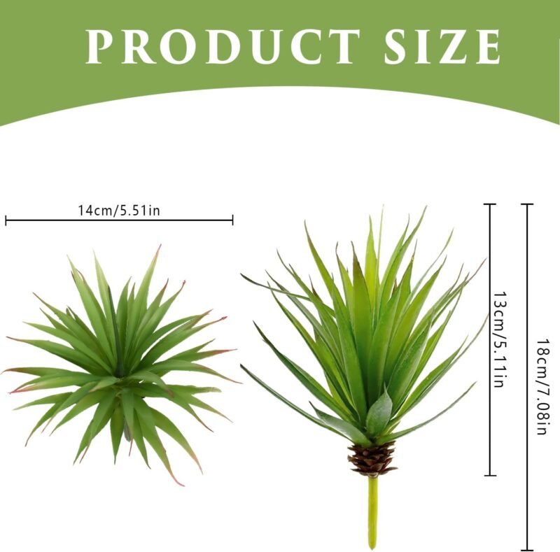 2 Piezas de Suculentas Artificiales en Maceta, Plantas Artificiales Pequeñas para Interiores, Plantas Decorativas en Maceta, Plantas Artificiales Falsas para Sala de Estar, Decoración de Escritorio - Imagen 2