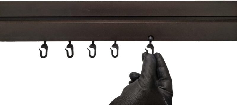 BricoShopping Ganchos para lonas laterales y cortinas mosquiteras de cenador correderas de repuesto Ojales de plástico anillos ganchos en toldos rieles de porche jardín Sahara Adventure 40 unidades - Imagen 5
