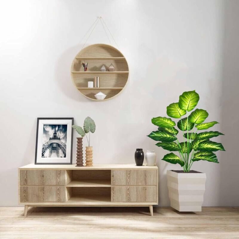 AIVORIUY Planta Monstera Artificial Árbol Artificial in Maceta Hawaiian Tropic Palma Plantas y Hoja Verde Plastica 75cm para Hogar Baño Oficina Jardín Boda Salon Planta Falsa Decoración - Imagen 5