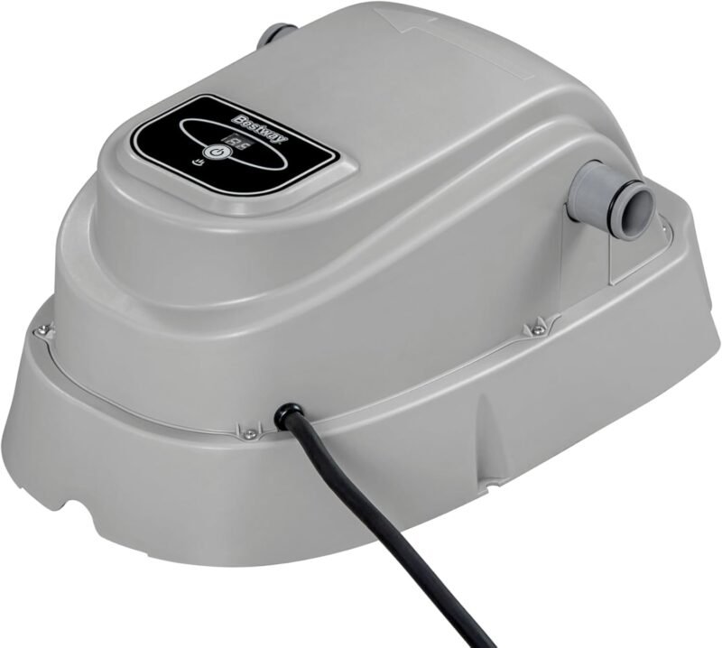 BESTWAY Calentador de Agua Eléctrico 42,6x26,6x18,7 cm Gris - Imagen 3