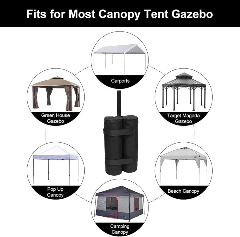 Arena impermeables para cenador plegable, fiesta, carpa jardín, pesas, para pabellón - Imagen 8