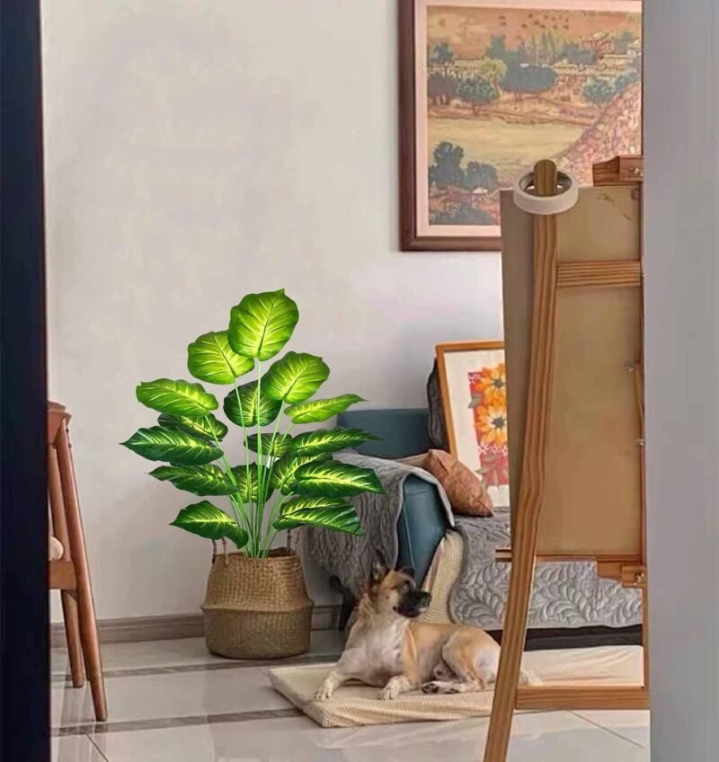AIVORIUY Planta Monstera Artificial Árbol Artificial in Maceta Hawaiian Tropic Palma Plantas y Hoja Verde Plastica 75cm para Hogar Baño Oficina Jardín Boda Salon Planta Falsa Decoración - Imagen 6