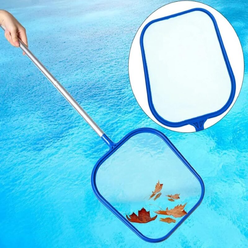 160CM Red De Limpieza De Hojas De Piscina Recogedor Hojas Piscina Skimmer De Malla Fina Pool Net Leaf Skimmer para Piscina, Spas, Estanques, Parque Acuatico - Imagen 3
