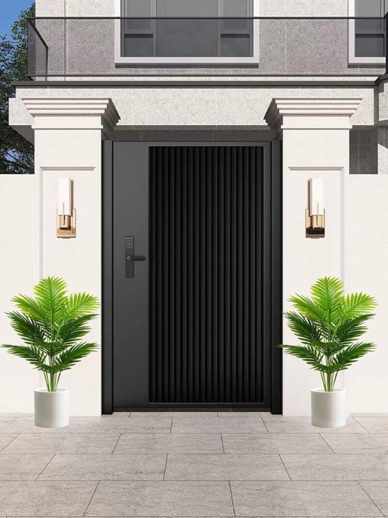 AIVORIUY Planta de Palma de Areca Artificial con Maceta Plastico Falsa Árbol Artificial Interior y Exterior Decoración Moderna para Hogar Jardín Oficina Casa Bodas (80cm Alto Palma Grande) - Imagen 5