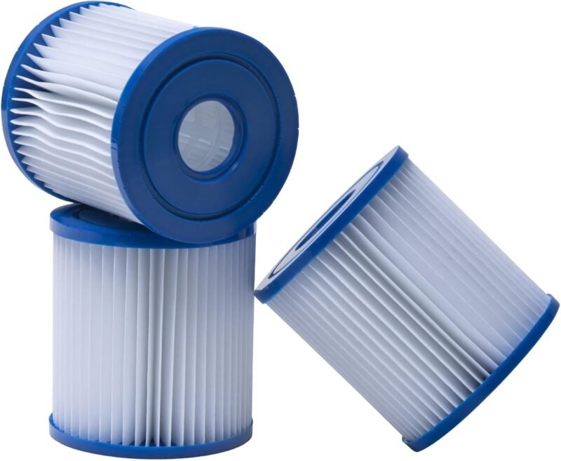 WERKA PRO Lote de 3 Cartuchos de Filtro de Piscina para depuradoras de Cartucho Modelo H