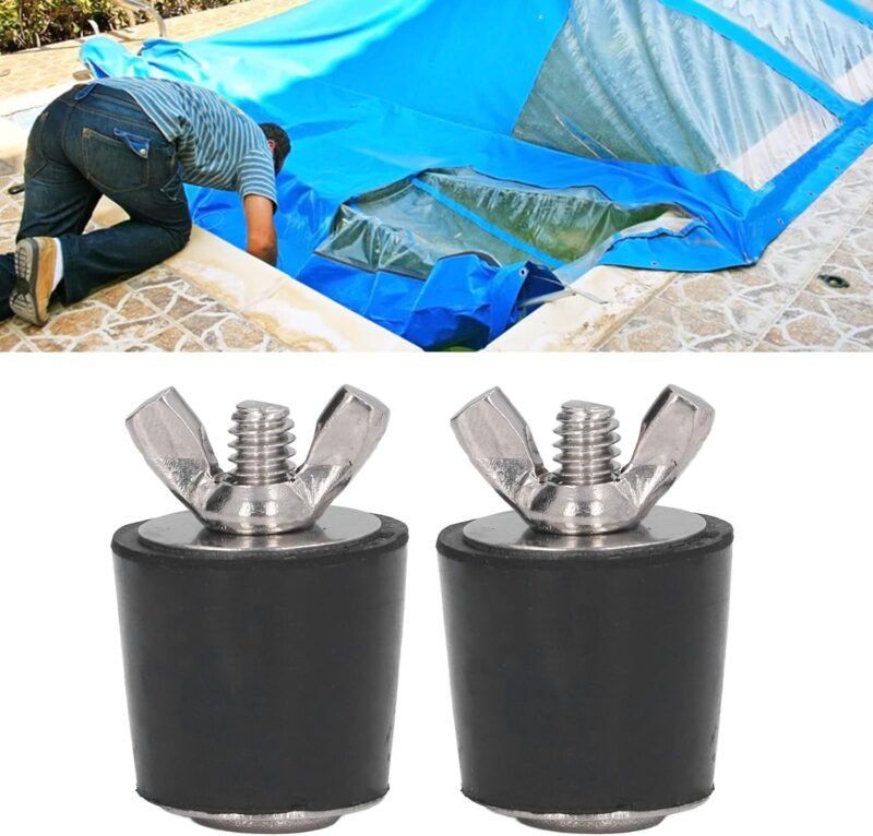 mumisuto 2 Piezas Tapones Invierno para Piscina, 25mm Boquilla Entrada Tapones Goma, tapón cónico para Invierno, contra DañOs por Heladas para Tuberías de Piscina - Imagen 6