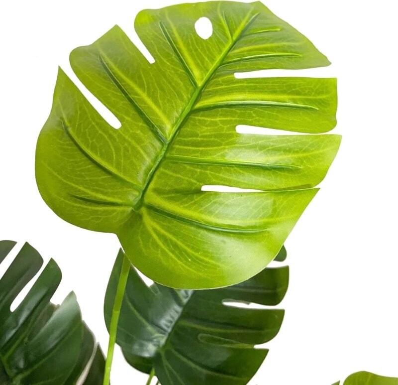 Zelihrdu Plantas Artificiales Grandes Palmeras Tropicales, Plantas Falsas en Maceta, Palmeras Artificiales de plástico, árboles Falsos para Interiores, Exteriores, hogar, Oficina, jardín, decoración - Imagen 6