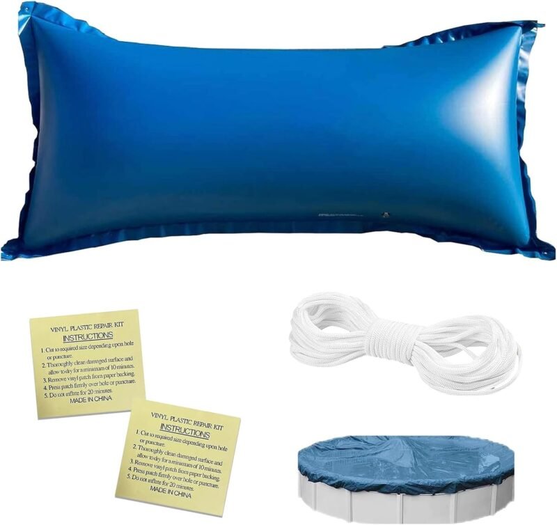 Cojín de Piscina Invierno,Almohada de Invierno para Piscina 120 x 240 cm,Accesorios Piscina de Invierno Cubierta de Piscina,Cobertor Piscina Invierno,Lona para Piscina Rectangular