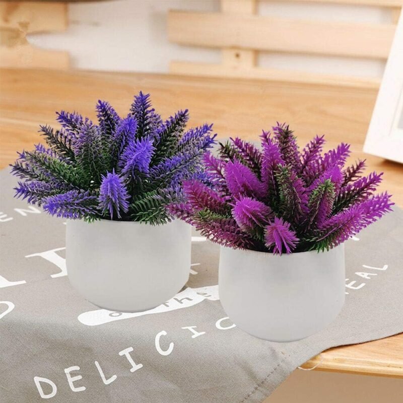 Fycooler Plantas Artificiales en Maceta del Cactus del Topiarios, Suculentas Falsas Decorativas Plantas de Falsos para la Decoración del Banquete de Boda de la Mesa de la Oficina en Casa -4pcs - Imagen 4