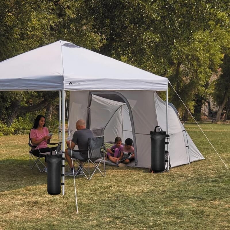 4 Piezas Pesos para Carpas Bolsas de Arena Oxford 800D Bolsa de Pesas de Grado Industrial para Cenador Plegable Sombrilla Gazebo - Imagen 4