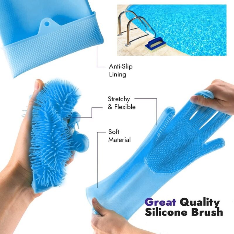Aspiradora de Piscina,Aspirador de Piscina Manual,Aspiradora Piscina Pequeña,Kit Limpieza Piscina Desmontable,Kit de Limpieza Piscina,Aspiradora de Piscina Fondo,para Piscinas,Spas,Acuarios - Imagen 5