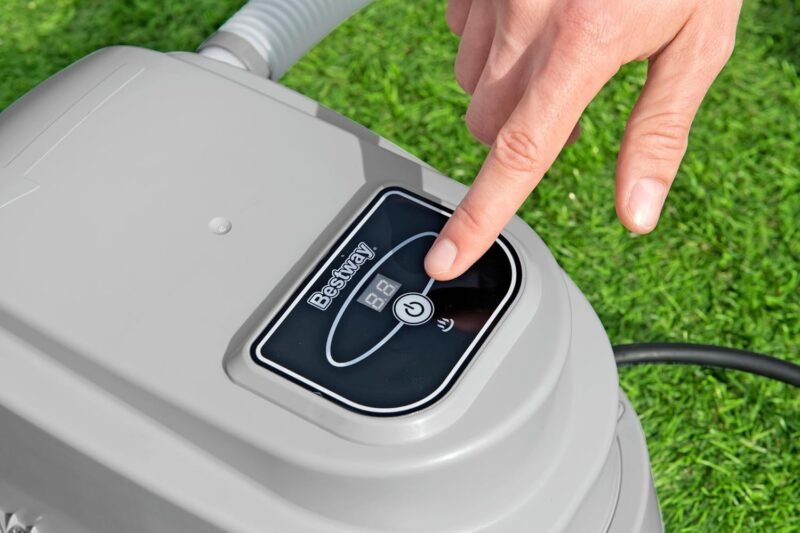 BESTWAY Calentador de Agua Eléctrico 42,6x26,6x18,7 cm Gris - Imagen 10