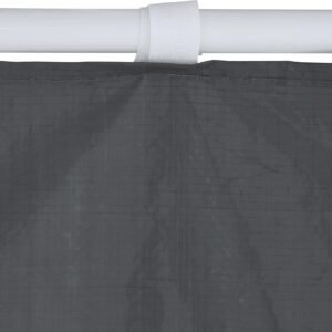 Relaxdays Set 2 Paneles Laterales Carpa, 2x3 m, Cortinas Cenador, con Ventana, Impermeables, Lonas Cierre Pérgola, Gris - Imagen 7
