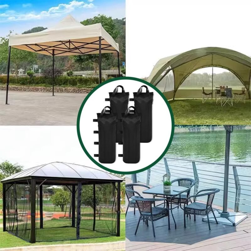 YSOOUA 4 Piezas Pesos para Carpa Pesos para Carpa de Exterior Plegable Pesos para Carpas Pesos para Rellenar Bolsas de Arena con Peso de Oxford 800D para Carpa de JardíN Carpa y Sombrilla (8 Piezas) - Imagen 7