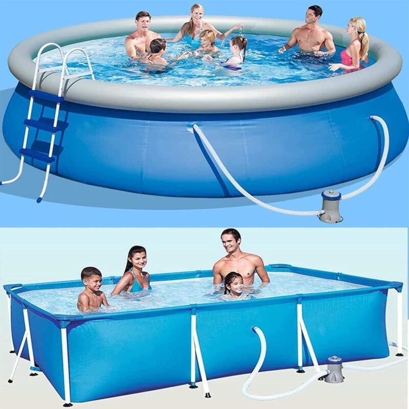 2 Piezas Manguera de bomba de piscina para repuesto de filtro con 4 abrazaderas de metal - 32mm de grosor y 1,5m de largo - Imagen 6