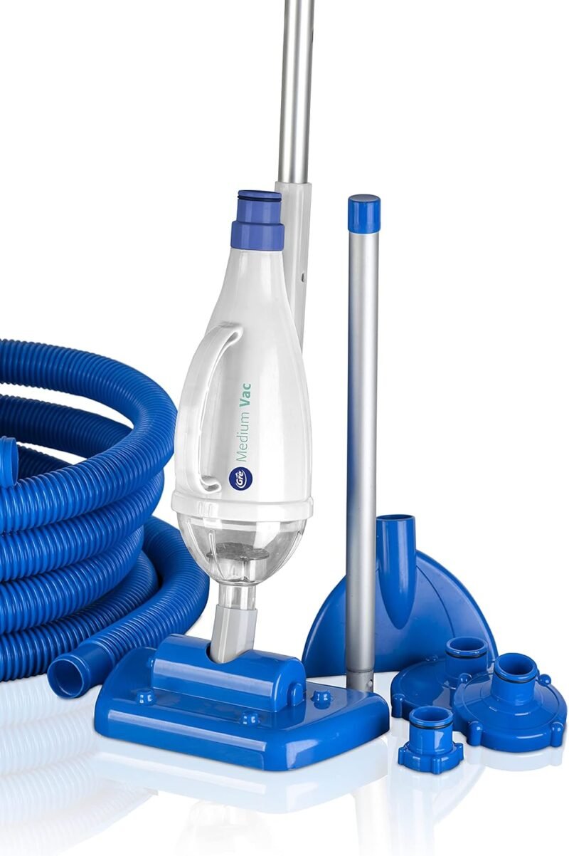 Gre AR20637Z - Limpiafondos de Aspiración de Piscina con Succión Manual “Medium Vac”. Para el Fondo de Piscinas Pequeñas y Medianas.