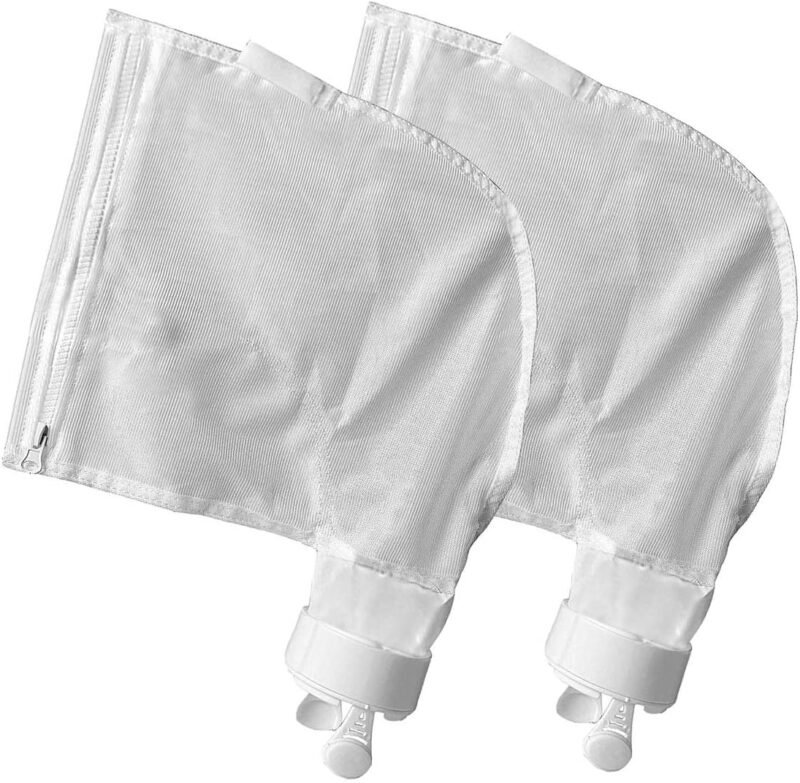 Poweka Bolsa de Recambio Compatible con Polaris 280 480 Robot Limpiafondos Piscina K13 K16, Bolsas Cremallera de Malla de Nylon de Uso Múltiple (2 Piezas)