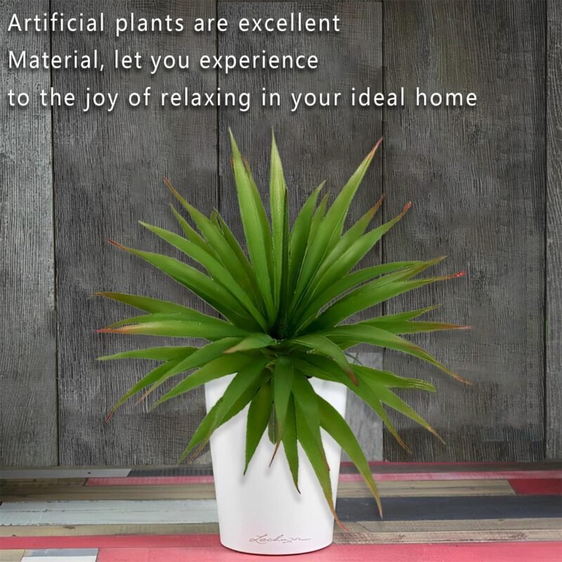 2 Piezas de Suculentas Artificiales en Maceta, Plantas Artificiales Pequeñas para Interiores, Plantas Decorativas en Maceta, Plantas Artificiales Falsas para Sala de Estar, Decoración de Escritorio - Imagen 6