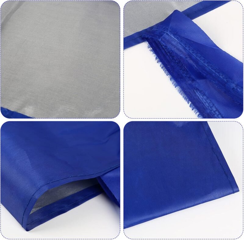 Paneles laterales de 3 x 2 m, resistente al agua, tela Oxford 210D, para cenador de jardín, exterior, fiesta (azul) - Imagen 7