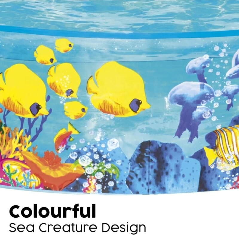 Bestway 55030 - Piscina Infantil Fill N' Fun 183 cm Animales Marinos - Imagen 4