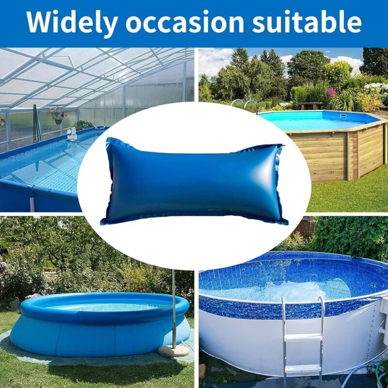 Cojín de Piscina Invierno,Almohada de Invierno para Piscina 120 x 240 cm,Accesorios Piscina de Invierno Cubierta de Piscina,Cobertor Piscina Invierno,Lona para Piscina Rectangular - Imagen 7