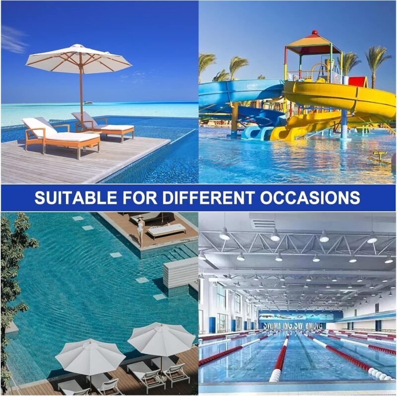 Aspirador de Piscina Portátil Aspiradora de Piso de Piscina Cepillo de Piscina con Bolsa de Malla Manual Accesorios de Limpieza de Piscinas para Piscinas Estanques y Fuentes - Imagen 7