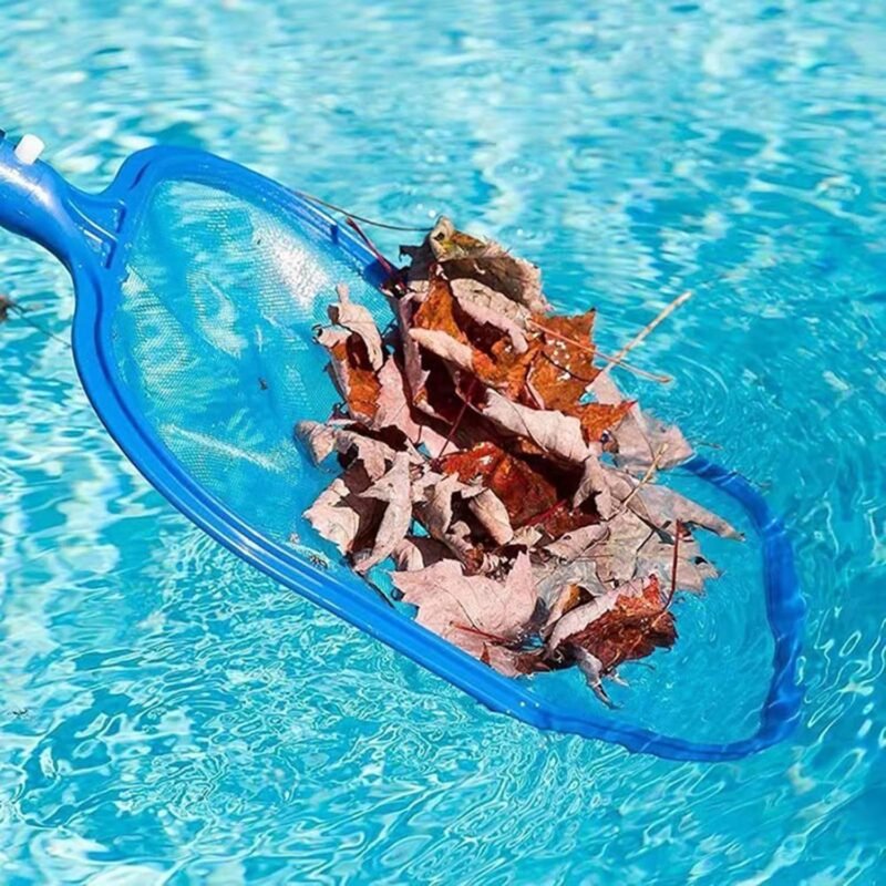 160CM Red De Limpieza De Hojas De Piscina Recogedor Hojas Piscina Skimmer De Malla Fina Pool Net Leaf Skimmer para Piscina, Spas, Estanques, Parque Acuatico - Imagen 7