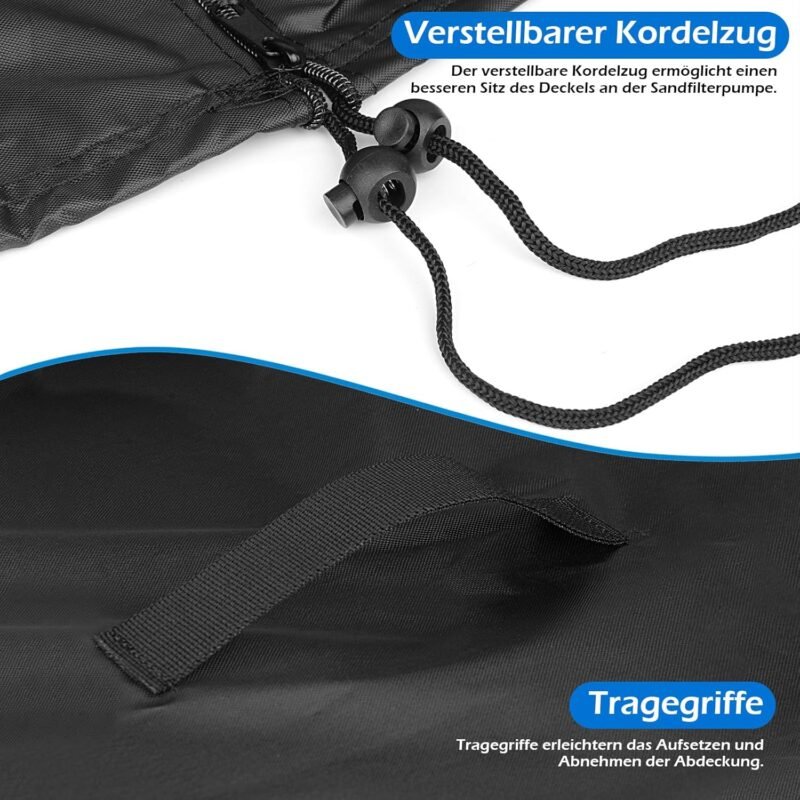 Cubierta impermeable para filtro de arena INTEX Krystal Clear, bomba de filtro de arena para piscina, cubierta para sistema de filtro de arena (51 x 44 x 52 cm) - Imagen 5