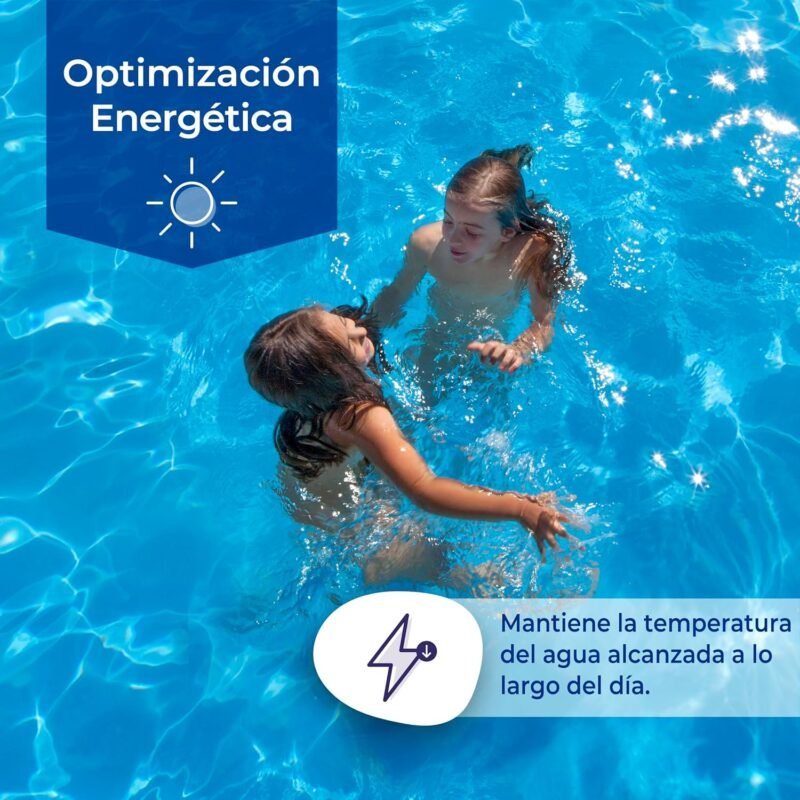 Gre CPROV505 - Cobertor de Verano para Piscina Ovalada de 500 x 300 cms, Color Azul - Imagen 3
