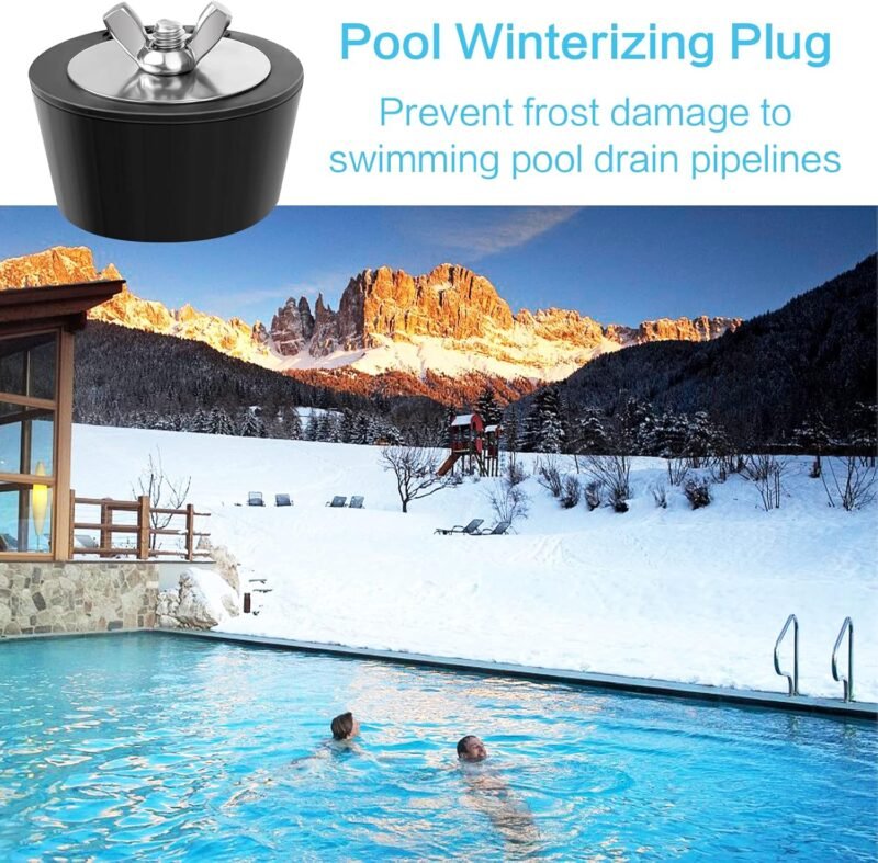 2 Piezas Tapones de Invierno para Piscinas 51 mm / 2 Pulgadas Tapones de Goma para Piscina Skimmer Tapón para Invierno - Imagen 2