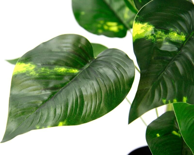 Planta de Hojas Artificiales en Maceta Pothos Planta de Hiedra Photos Planta Arte Flores de Seda Real Touch Dekopflanze Verdes Planta de Seda Planta de Interior Flores Artificiales Decoración de - Imagen 3