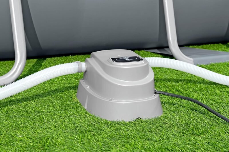 BESTWAY Calentador de Agua Eléctrico 42,6x26,6x18,7 cm Gris - Imagen 12