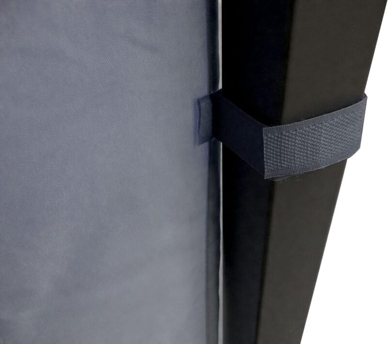 Quick-Star 2 Laterales con Ventana de PVC para Rank Carpa 3 x 4 m Aspecto Pared Antracita - Imagen 6