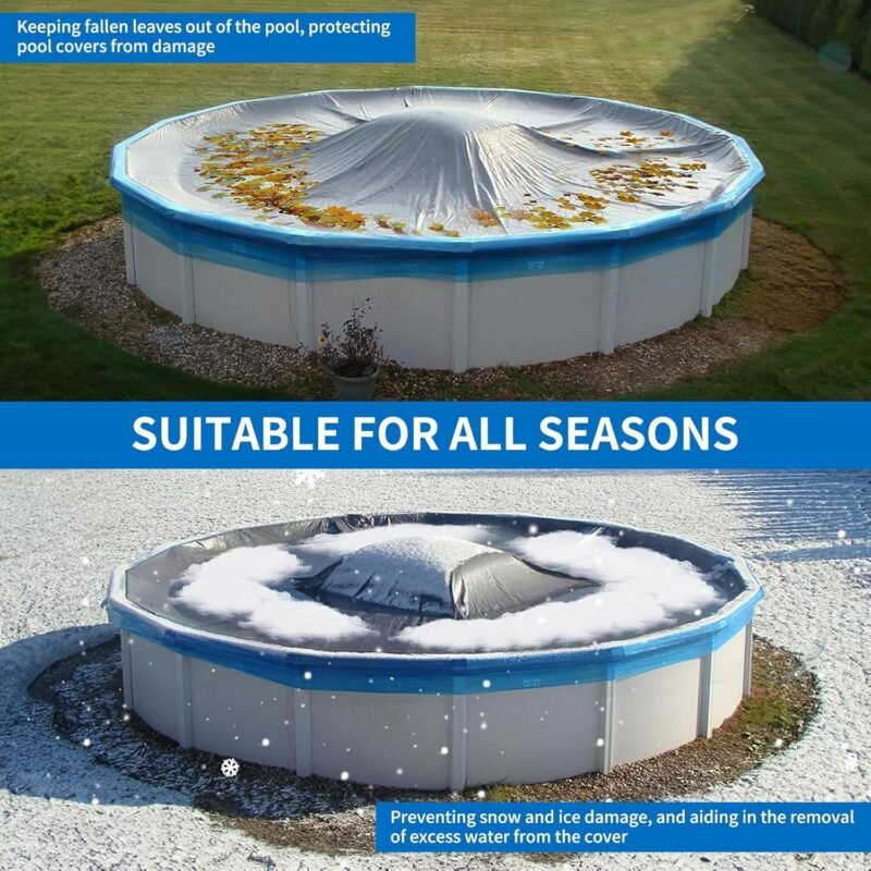Cojín de Piscina Invierno,Almohada de Invierno para Piscina 120 x 240 cm,Accesorios Piscina de Invierno Cubierta de Piscina,Cobertor Piscina Invierno,Lona para Piscina Rectangular - Imagen 6