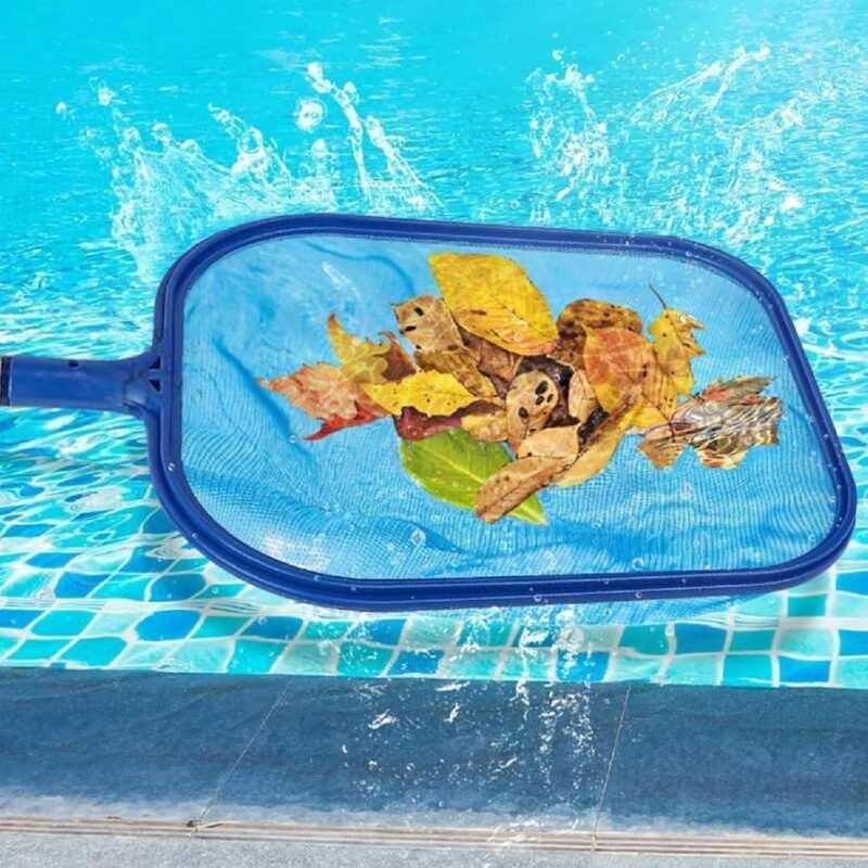 160CM Red De Limpieza De Hojas De Piscina Recogedor Hojas Piscina Skimmer De Malla Fina Pool Net Leaf Skimmer para Piscina, Spas, Estanques, Parque Acuatico - Imagen 6