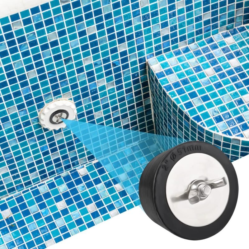 2 Piezas Tapones de Invierno para Piscinas 51 mm / 2 Pulgadas Tapones de Goma para Piscina Skimmer Tapón para Invierno - Imagen 3