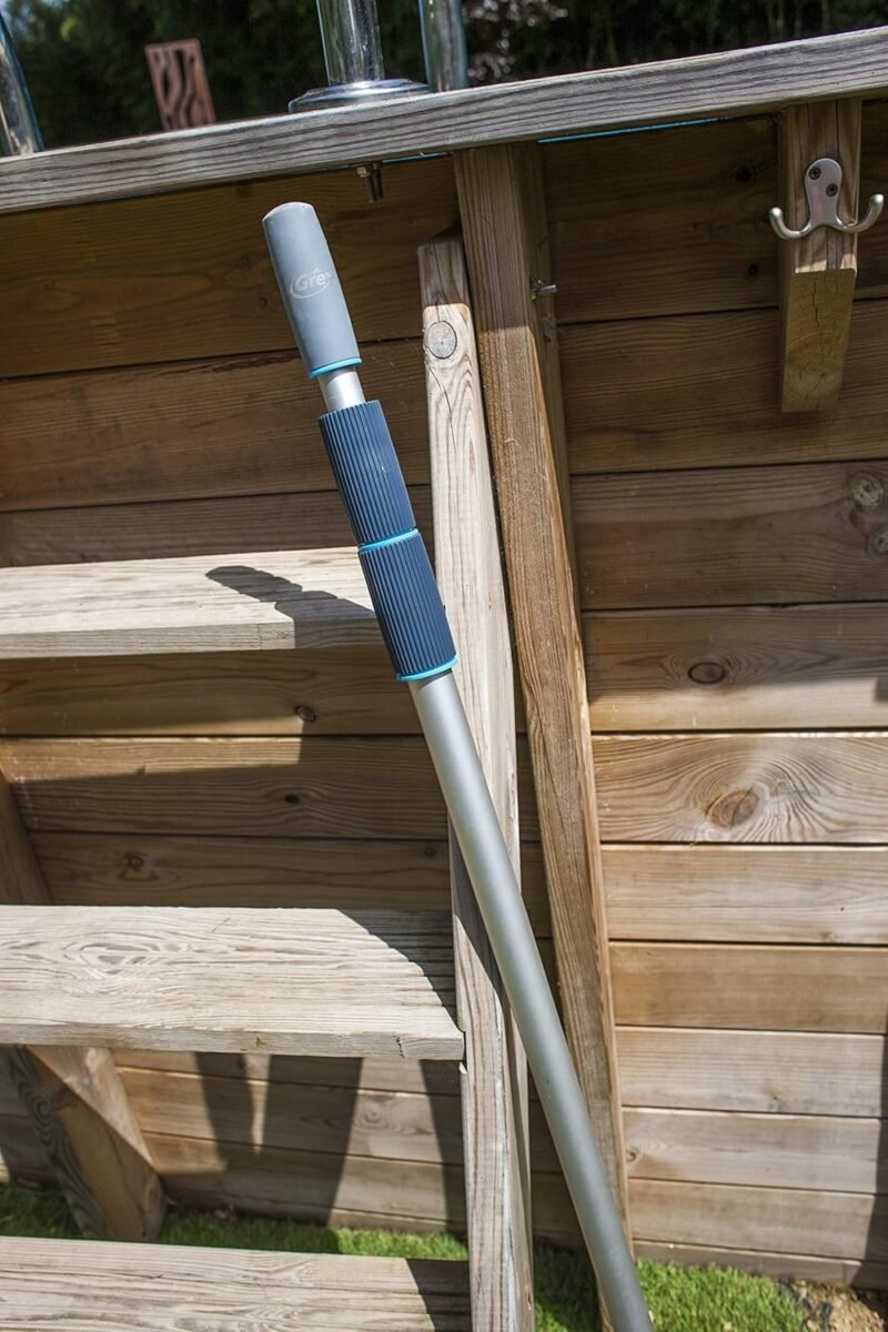 Gre TPP360-Mango Telescópico de Aluminio para Piscina, 3,60 m (2 Tramos de 1,80 m) - Imagen 3